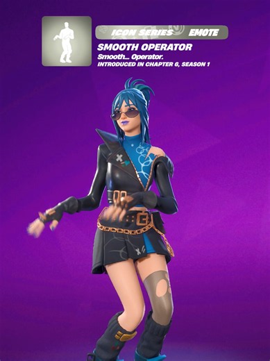 Emote [Smooth Operator] - Sade in Fortnite | HOPE Original SKIN #fortnite #fortniteemotes #fortniteitemshop #FortniteNews #Sade