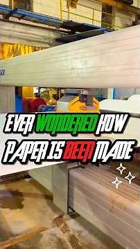 How Paper Is Really Made From Start to Finish #howitsmade