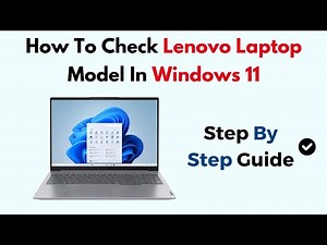 How To Check Lenovo Laptop Model In Windows 11