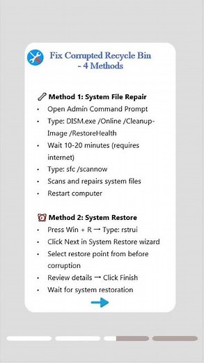 How to Repair a Corrupted Recycle Bin on Your C: Drive (Windows 11)#recyclebin #filerecovery