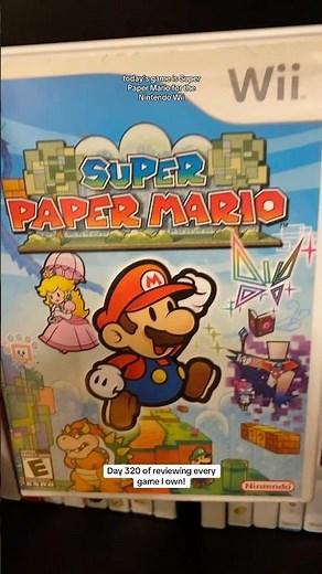 Super Paper Mario for Nintendo Wii! #review #gaming