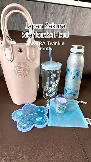 Starbucks Sakura 2026 Japan 🌸 Twinkle Gently Collection Haul | Tumbler, Bottle & Sakura Goods
