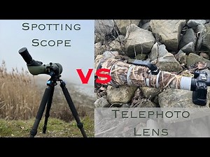 Telescope vs. Telephoto lens | Kowa TSN 99 first test #kowa #kowatsn99 #digiscoping #Canon600f4