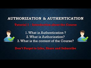 [Tutorial 1] Introduction to Authentication & Authorization in Spring & Angular
