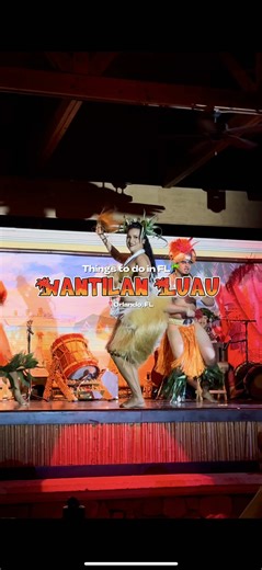 Things to do in FL🌴: Wantilan Luau📍Orlando, FL. This was such a fun experience! It’s held on Saturday evenings and it’s fun for the whole family! 📍Loews Royal Pacific Resort #luau #loewsroyalpacific #thingstodoinorlando #universalorlando #wantilanluau