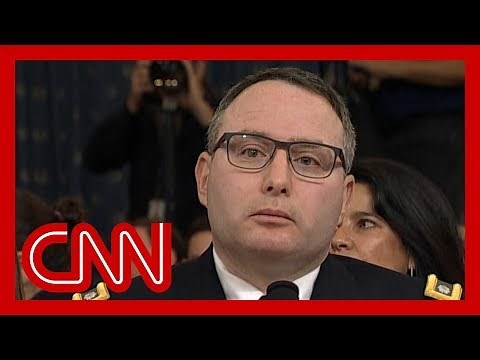 Vindman: I'll be fine for telling the truth | Impeachment hearing opening remarks