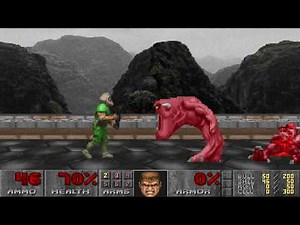 2D Doom gameplay with Doom engine