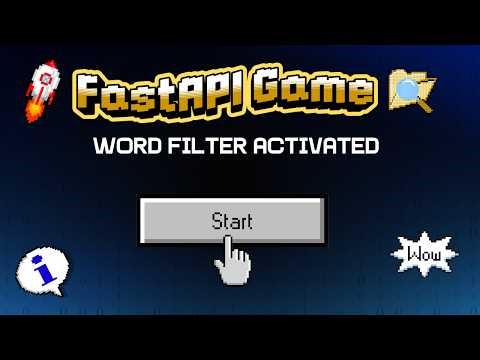 FastAPI Game Update: New Word Filtering System #fastapi #wordsgame #fastapigame