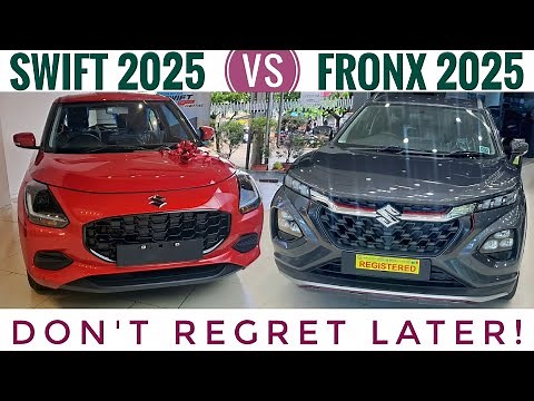 Maruti Swift 2025 vs Fronx 2025 - Which is Better? | Maruti Fronx vs Swift 2025 New Model Comparison