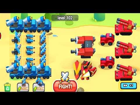 MERGE ARMY WORLD WAR - Merge Tank Master Battle, Strategy Game,