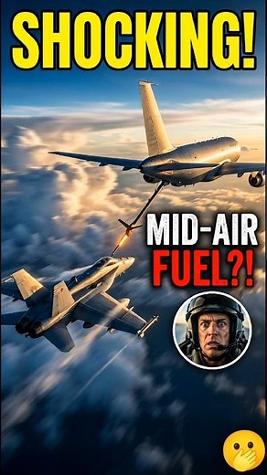 Shocking Mid-Air Refueling 😱 How Do Planes Refuel While Flying?!