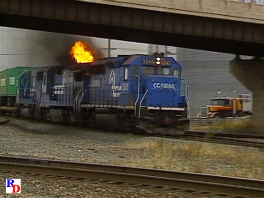 244K views · 7.4K reactions | The dramatic effect of a blown turbocharger reveals itself on a Conrail freight rolling past the passenger platform at the railroad hot spot of Alliance, Ohio. From the Pentrex show "Conrail Hot Spots West" https://rfd.video/CRHSWest | Railfan Depot | Facebook