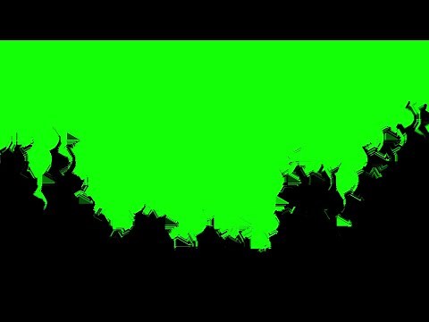 Glitch Green Screen Split Overlay - Up / Down | FREE Download