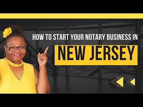 How to start a notary business in New Jersey, General Notary Work. Notary training in New Jersey