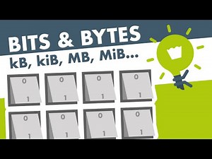 BIT AND BYTE explained simply (Kibibyte, Mebibyte, Gibibyte...)