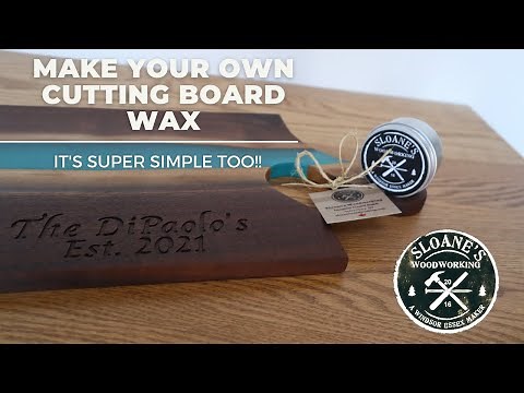 How To Make Cutting Board Wax | Cutting Board Butter | Woodworking | DIY