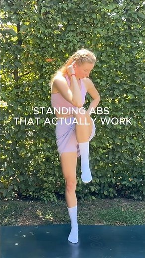 Full 10 minute standing ab workout is on my channel 🥰
