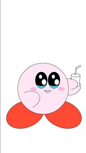 6 piece chicken nugs (animation meme) #animation #funny #kirby #memes #cute #shorts #animationmeme