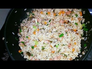 Cách làm món cơm rang đặc biệt cơm săn thơm ngon!