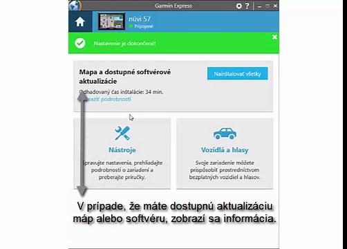 Ako urobiť aktualizáciu mapy v zariadeniach Garmin.