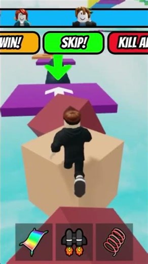 Easy obby parkour #roblox #newupdateinrobloxbedwars