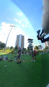 Our drum major's baton always has a great view of Script Ohio! #GoBucks | The Ohio State University Marching Band