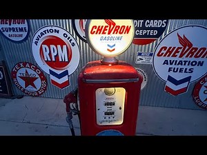 How To Effortlessly Restore The Original Patina On Vintage Gas Station Pump In Three Hours!