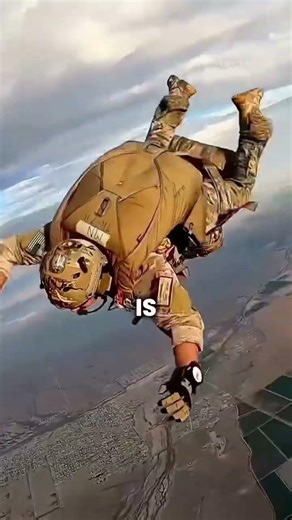 Is it safe to skydive with a 96-pound backpack? #army #militaryeverything #usarmy #facts #funny