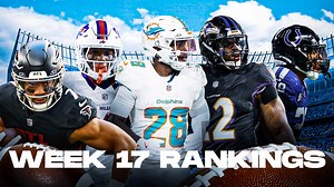 Fantasy Football Running Back Rankings: Week 17