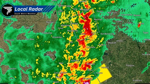 6:00 pm, 11.20.25: The heaviest activity is shifting east of our area, but there is still plenty of rain behind it. Another round of storms is possible overnight (after midnight and moving out before sunrise), but I don't expect those to be as intense as what we saw tonight. Stay tuned and I'll keep you updated! | South Metro Weather