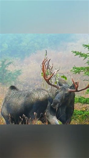 Величественный лось в дикой природе | Красота дикой природы#Лось #ДикаяПрирода #Природа
