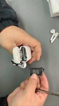How To open airpods charging case and replace battery? #iphonestorageupgrade #airpodscase #airpods
