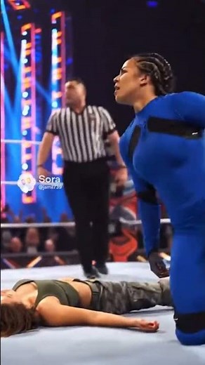 wwe Intense Wrestling Showdown Referee Count Finish | Silent Ring Action #shorys #video