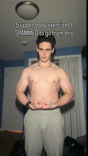 James Webster on Instagram: "5 Upper Body Exercises I SPAMMED ⤵️ 💥 1. Weighted Dips. Bro… these turned my chest from flat to full real quick. I used to struggle with bodyweight, now it’s plates hanging off my waist. Focus on slow reps and full depth — your triceps will hate you (in a good way). 💪 2. Incline Dumbbell Press. Upper chest changed my entire look. That line from your shoulder to collarbone? This builds it. Go controlled, slight arch, and chase the stretch at the bottom. 🦍 3. Pull-U