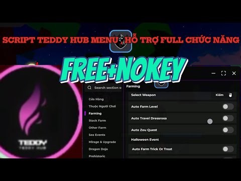 SCRIPT TEDDY HUB MENU HỖ TRỢ FULL CHỨC NĂNG SIÊU NGON FREE VÀ NOKEY|ROBLOX #viral #roblox #gaming