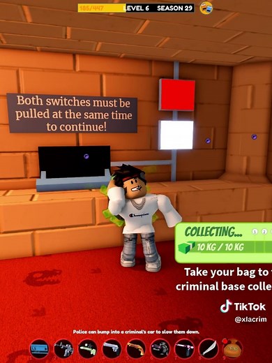 Grinding to Level 10 in Jailbreak