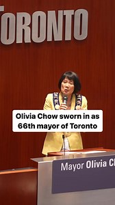 Olivia Chow has officially been sworn in as Toronto’s new mayor. She represents the first person of colour and 66th mayor of Toronto. https://nowtoronto.com/news/olivia-chow-sworn-in-as-66th-mayor-of-toronto/ | Now Toronto