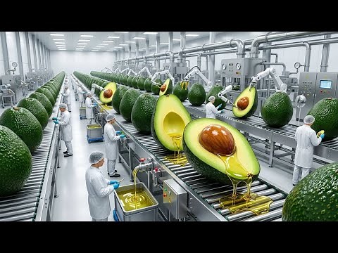Inside the Avocado Oil Factory: From Farm to Bottle (Full Process)