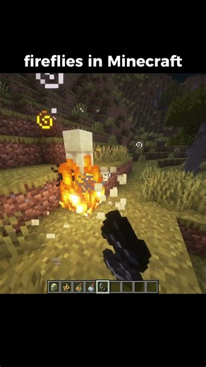 Fireflies in Minecraft