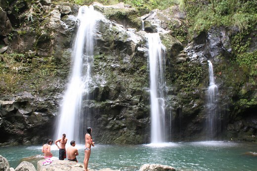 Upper Waikani Falls (aka Three Bears) | Maui Guidebook