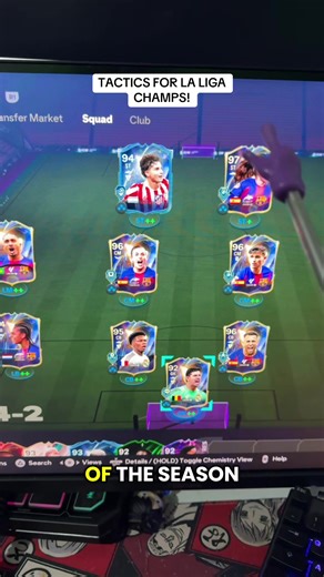 La liga tots tactics #insidethemind #fc26 #eafc26 #ultimateteam #oh | eFootball Tactics