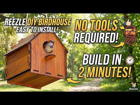 How to Assemble the Reezle DIY Birdhouse | Easy Step-by-Step Setup