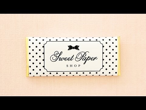 How To Wrap a Hershey 1.55 oz Candy Bar with Personalized Wrapper and Foil