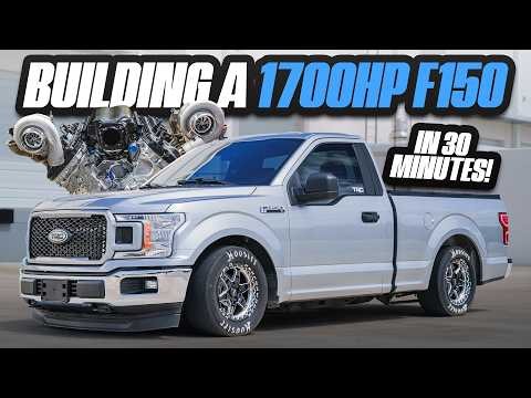 Building a 1700HP 4WD F-150 "Work Truck" in 30 Minutes!