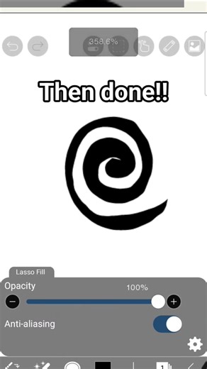 how to make a swirl with lasso tool! #lassotool #tutorial #shorts #fypage #foryou #trend #foryou #yt