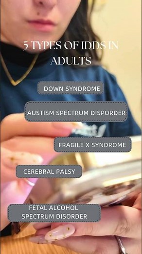 5 types of Intellectual and Developmental Disabilities