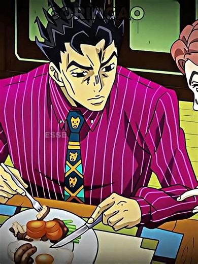 Ele FUGINDO DELA pra não BEIJAR 😂😮 #JoJo #jojosbizarreadventure #anime