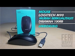 MOUSE AWET!!! USB LOGITECH M90 | MURAH BERKUALITAS!!! | UNBOXING