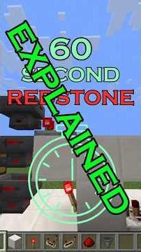 60 Second Redstone EXPLAINED: Item Sorter