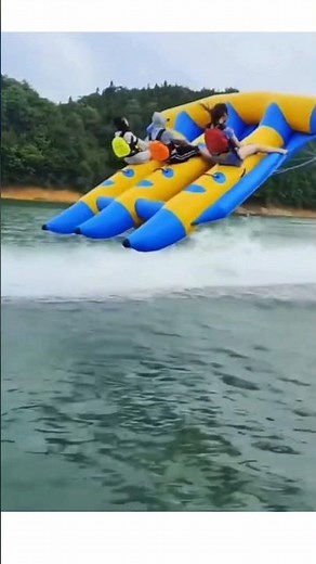 Barco Bote Banana Voador Inflavel 6 Pessoas Gigante Lancha Iate jetski Passeio